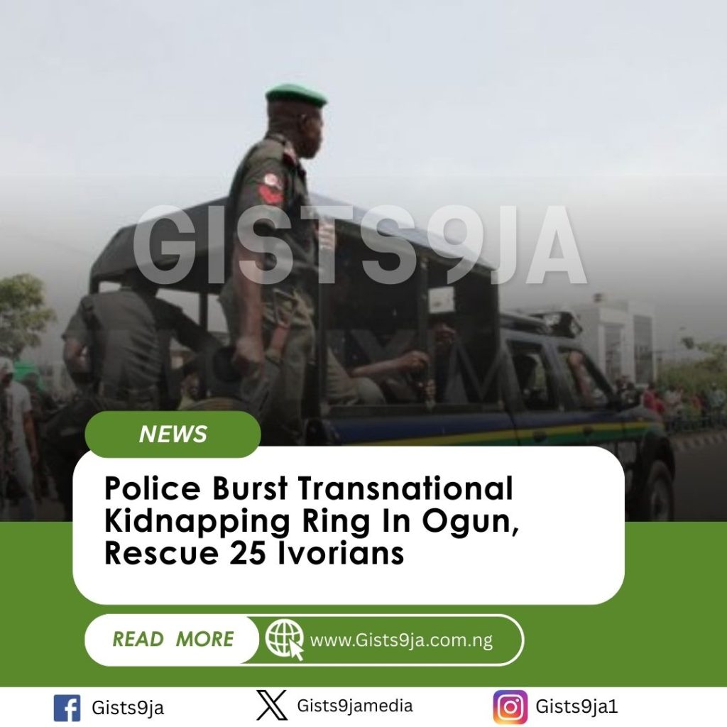 Police Burst Transnational Kidnapping Ring In Ogun, Rescue 25 Ivorians