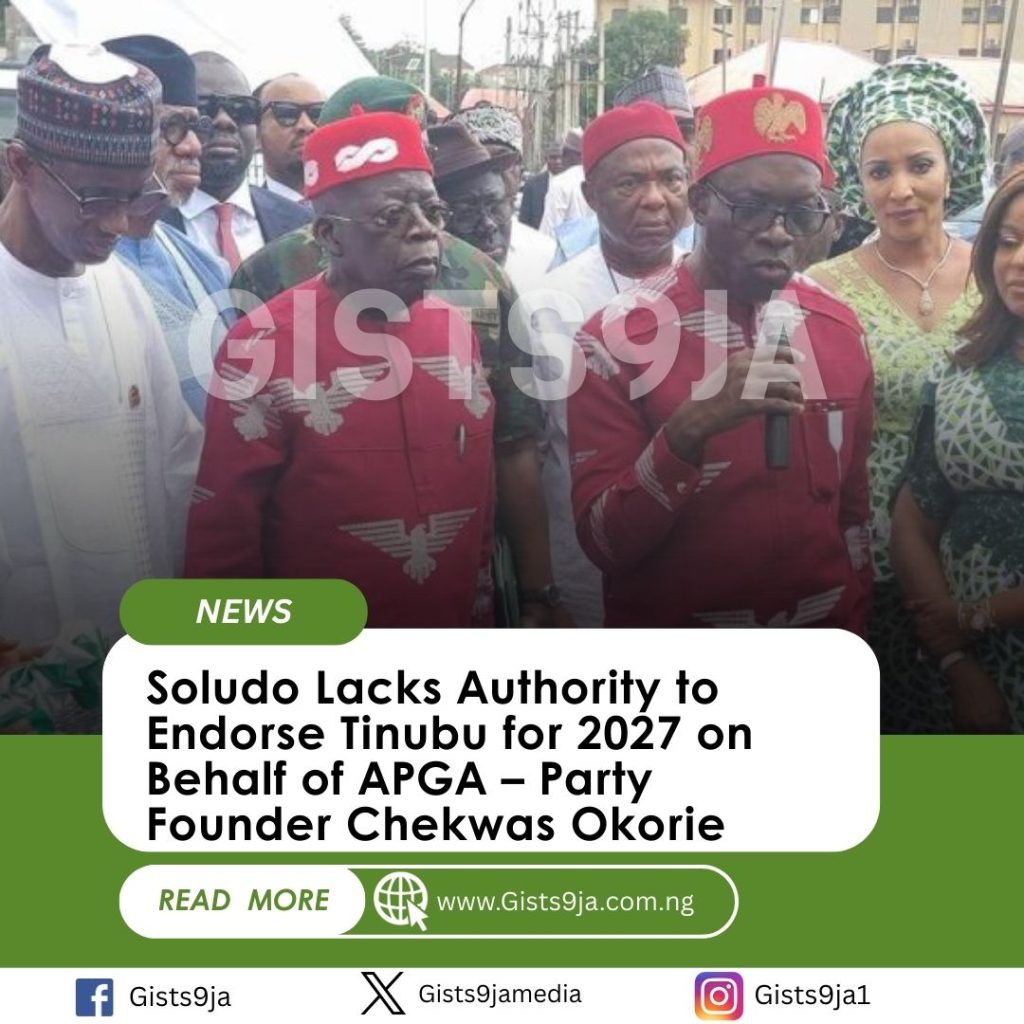 Soludo Lacks Authority to Endorse Tinubu for 2027 on Behalf of APGA – Party Founder Chekwas Okorie