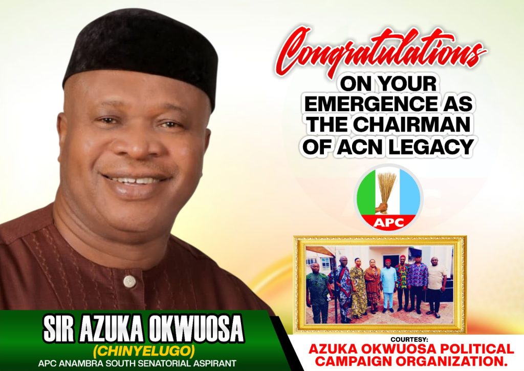 BREAKING: Azuka Okwuosa Emerges Chairman of ACN Legacy Group