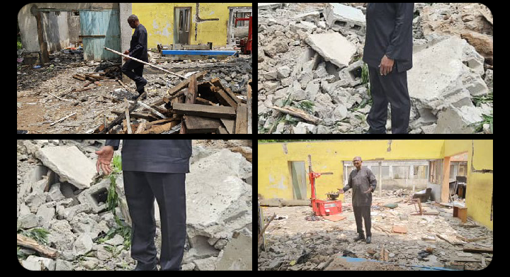 BREAKING: Peter Obi Cries Out As Lagos Govt Brings Down Brother’s Billion-Naira Investment Without Explanation [PHOTOS]