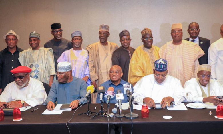 Details Emerge from Meeting Between Atiku, David Mark, PDP Leaders on 2027 Coalition