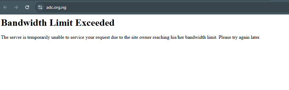 ADC’s Website Crashes Barely 48 Hours After Opposition Leaders Confirmed Coalition