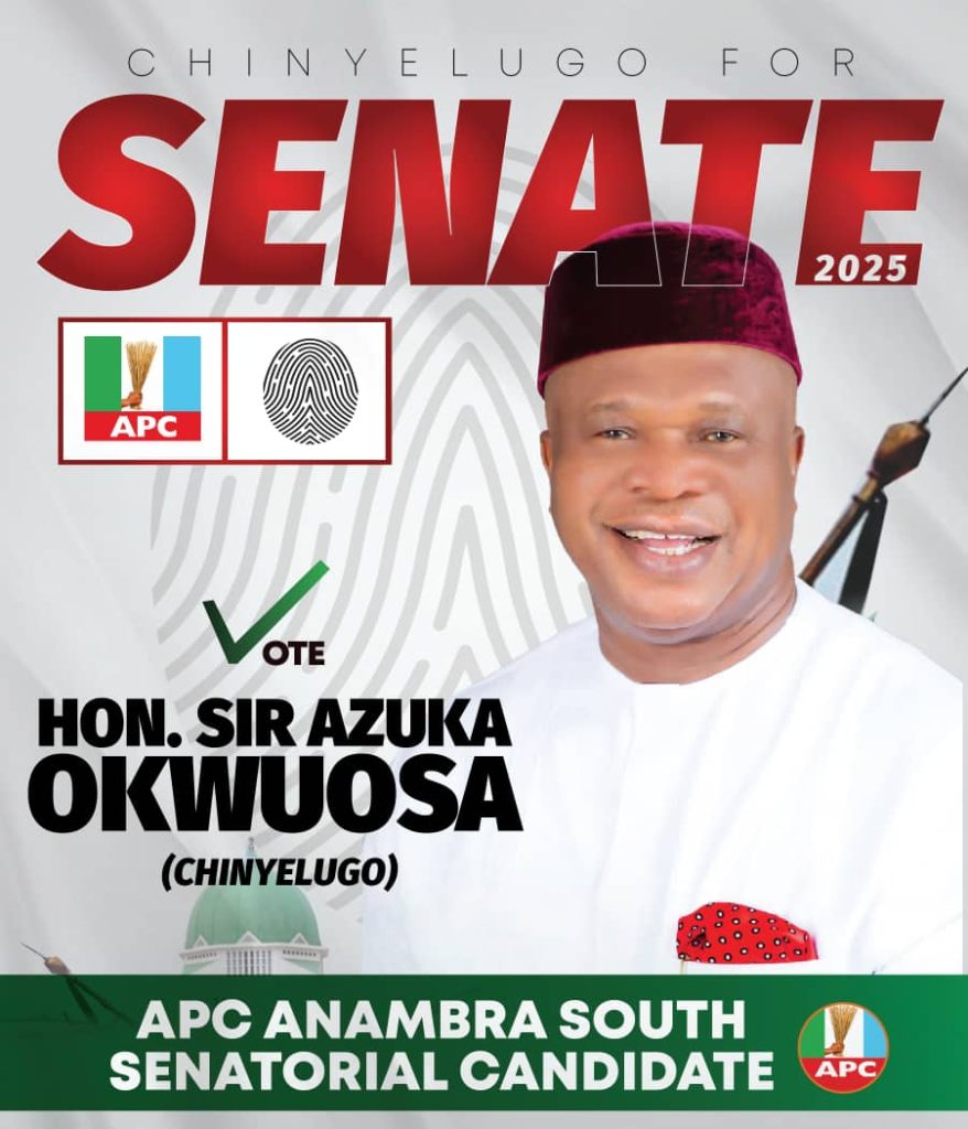 Who changes a winning team?Vote Sir Azuka Okwuosa for quality Representation of Ndị Anambra South in the Senate