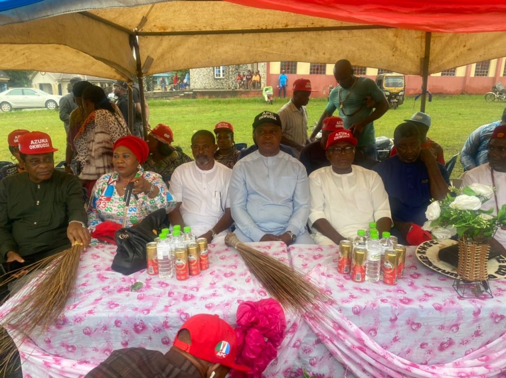 Sir Azuka Okwuosa, The APC Anambra South Senatorial Candidate's Thank You Visit In Nnewi South