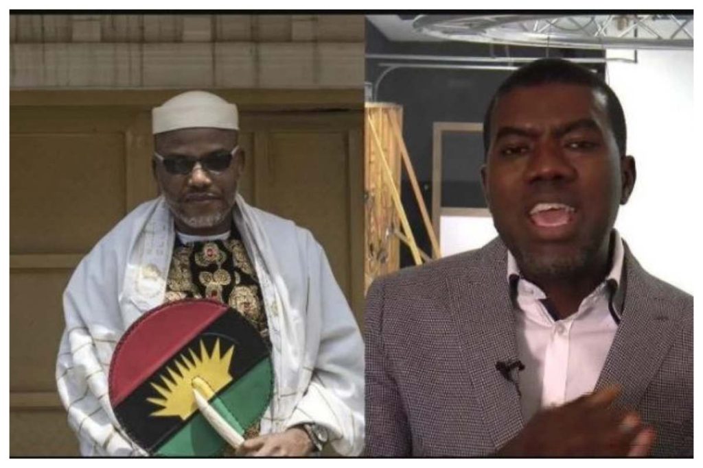 BREAKING: Nnamdi Kanu Drags Reno Omokri To Court, Demands N60 Billion