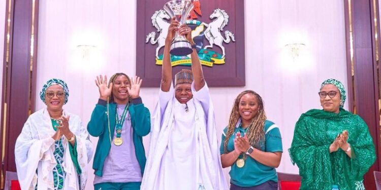 President Tinubu Rewards D’Tigress Players With $100,000 Each, National Honours For Afrobasket Victory