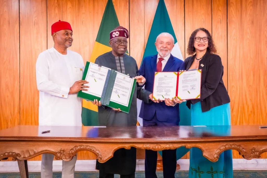 Chief Uche Nnaji Champions Nigeria–Brazil Landmark MOU on Science, Technology and Innovation