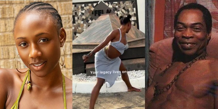 Korra Obidi Under Attack For Twerking On Fela’s Grave [VIDEO]