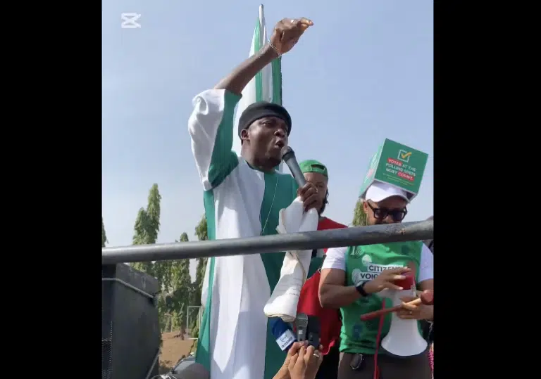 JUST-IN: Protesters Storm National Assembly, Demand Mandatory Real-Time Result Transmission