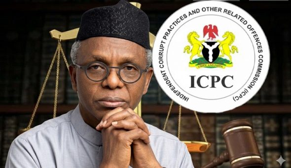 Fierce-looking Security Operatives Deployed At Kaduna High Court As ICPC Arraigns El-Rufai Today
