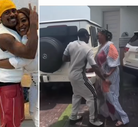 Asake Surprises Mum With Brand-New G-Wagon, Video Sparks Reactions
