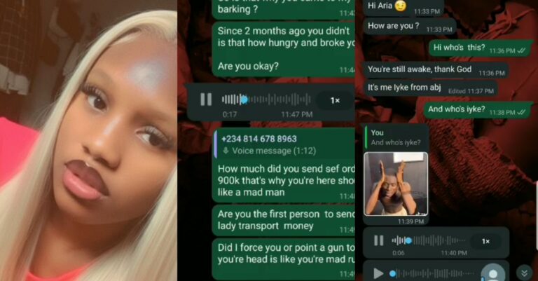 “I Blocked Him”- Lady Shares Encounter With Man After Sending Her ₦500K For Flight