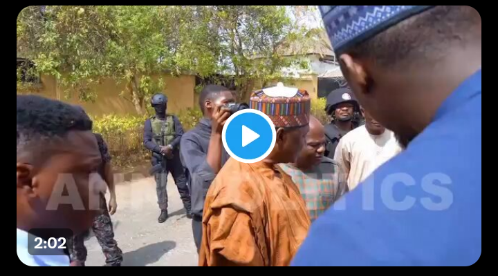 Video: Are You Coming Here To Embarrass Me? – Malami Clashes With Security Operatives