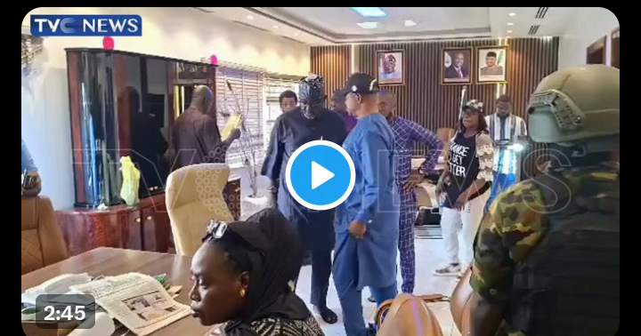 After Botched Takeover Bid, MC Oluomo Storms NURTW Secretariat [VIDEO]