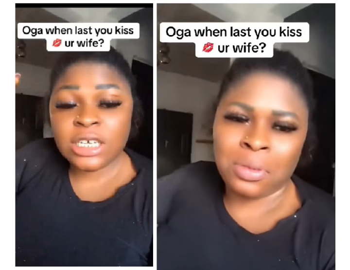 VIDEO: “If Your Husband Still Kisses You, Buy Him A Gift” — Lady 