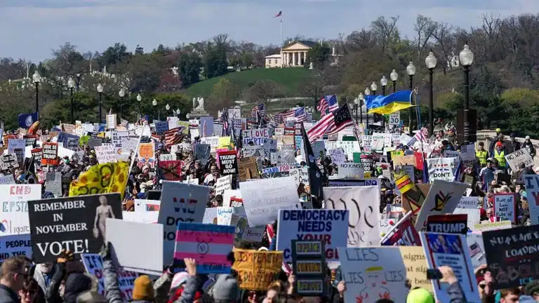 Millions Rally in Anti-Donald Trump ‘No Kings’ Protests Over Iran War, Immigration