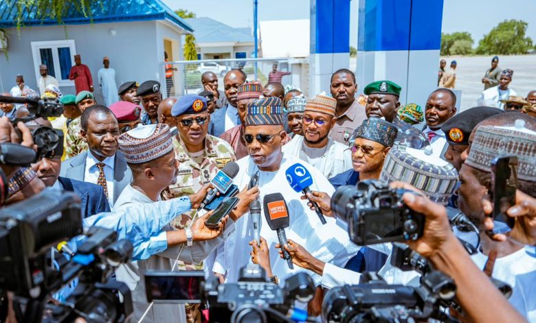 VP Shettima Visits Borno, Consoles Army Over Deadly Attack [PHOTOS]