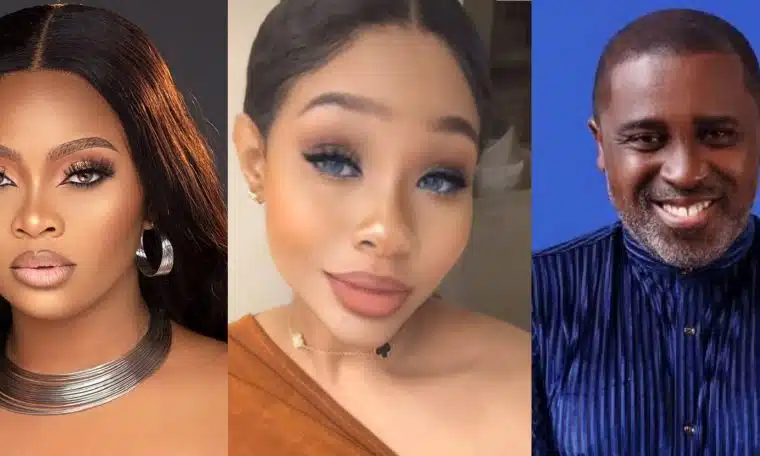 Tega Dominic Fires Back After Sandra Accuses Her Of Sleeping With Frank Edoho