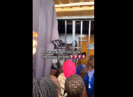 Husband Locks Wife, Alleged Lover Inside Shop After Catching Them Together