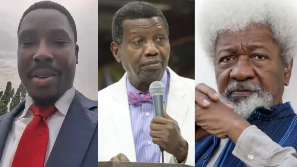 VIDEO: Izzy Curious Calls Out Enoch Adeboye, Wole Soyinka Over Silence On Insecurity Under Bola Tinubu