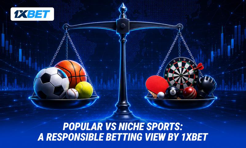 Responsible Betting 1xBet Approach. Underdogs or Favorites? Niche vs Popular Sports