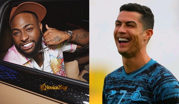 ‘We Chat Often’ – Davido Claims He Regularly Speaks With Cristiano Ronaldo