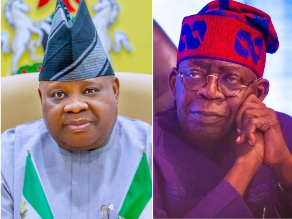 Tinubu Calls Gov. Adeleke On Phone After Dramatic EFCC Standoff