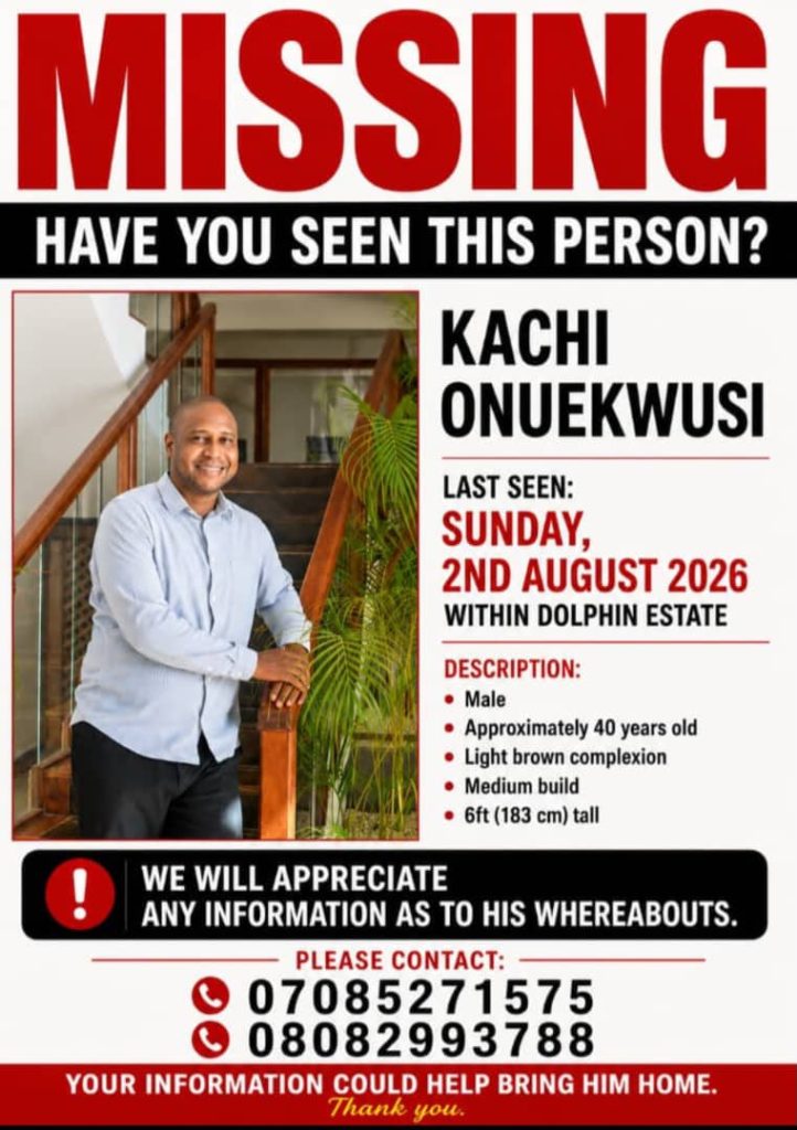 Help Find This Missing Person - Kachi Onuekwusi