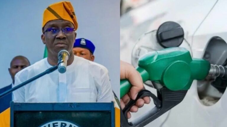 “Petrol Costs Over ₦3,000 Per Litre In UK” – Okpebholo Compares Fuel Prices, Praises Tinubu’s Administration