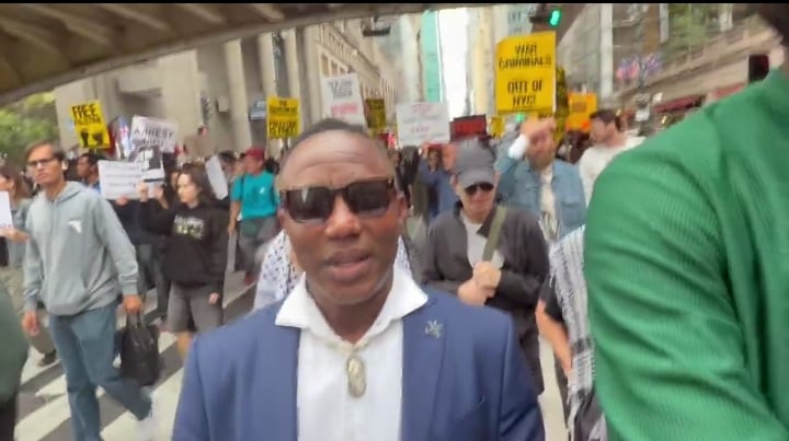 UNGA81: Sowore Joins Protest In New York City
