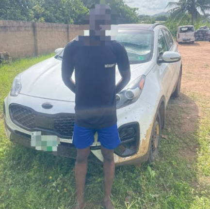 Security Guard Arrested In Ondo With Vehicle Stolen From His Employer In Port Harcourt