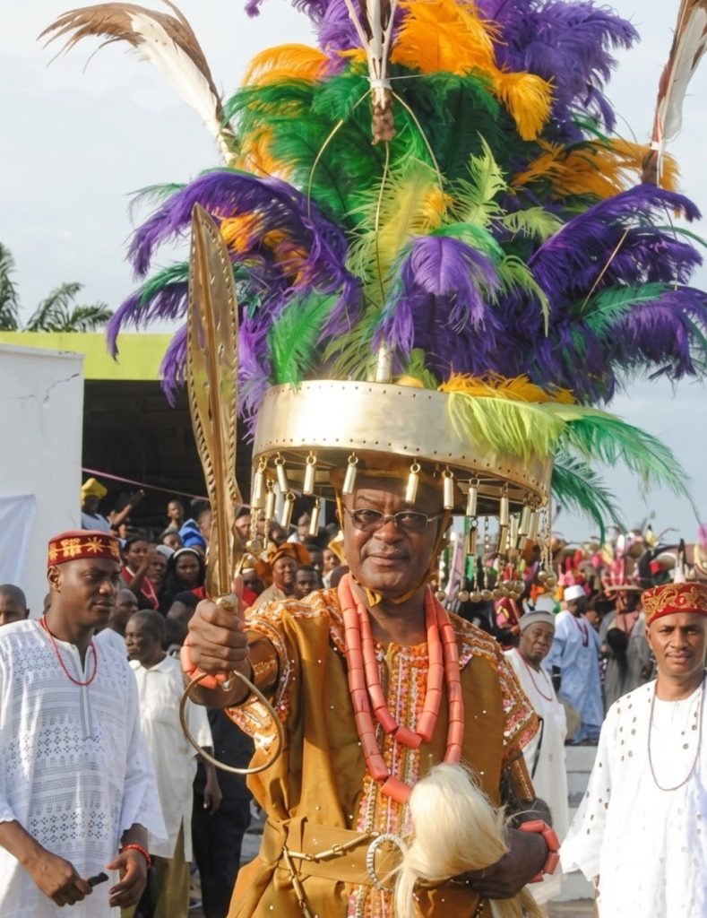 Obiano Salutes Obi of Onitsha on his Ofala Silver Jubilee