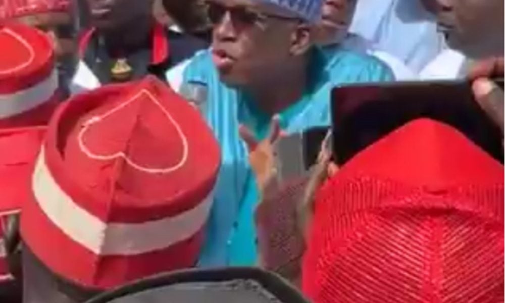 Heavy Protest Erupts At Kano INEC Office Over Omission Of NDC Guber Candidate’s Name