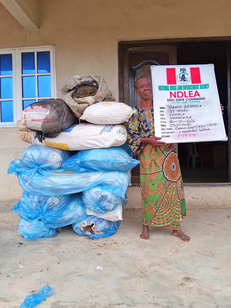NDLEA Seizes N7bn Tramadol At Lagos Port, Arrests 85-year-old Grandmother