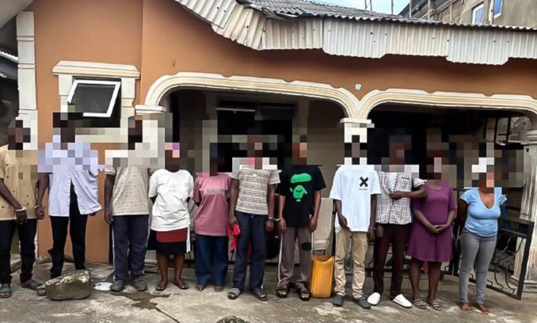 Ogun Police Rescue 11 Ghanaians Allegedly Held Hostage After Being Lured to Nigeria With Visa Promises