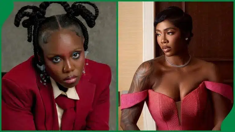 I’ll Beat You Enter Bush, I Won’t Even Look At Your Son’s Face – Teni Challenges Tiwa Savage To Fight