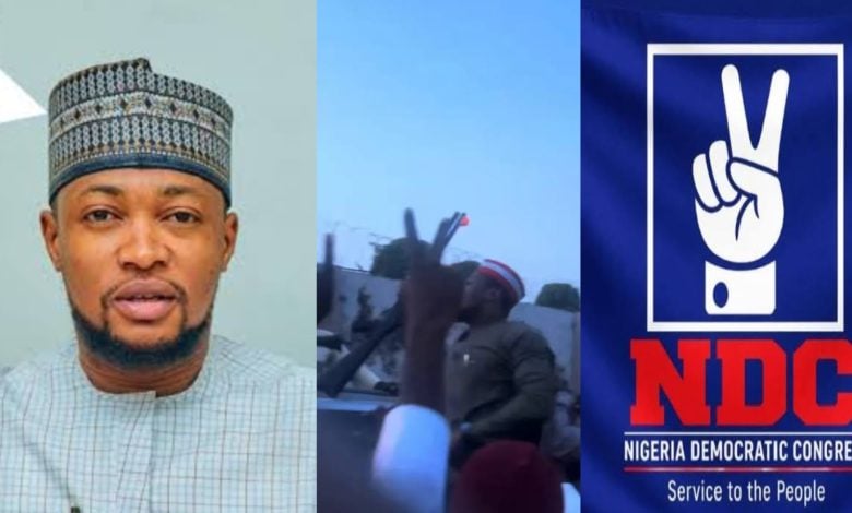 Kano NDC Candidate Waves Gun at Campaign Rally [VIDEO]