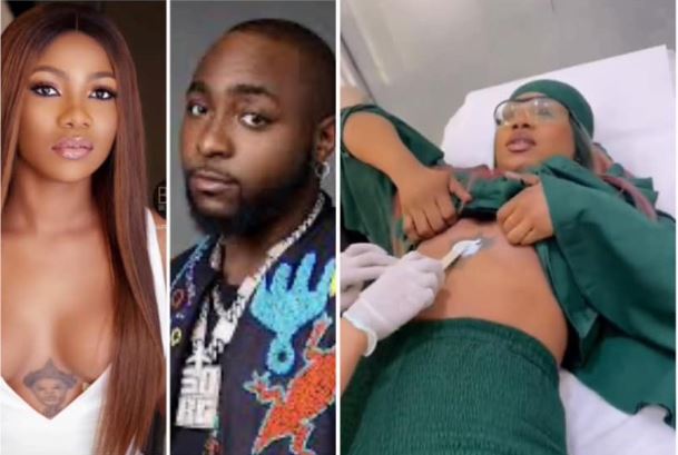 It Wasn’t Davido’s Face – Tacha Clears Air On Controversial Chest Tattoo