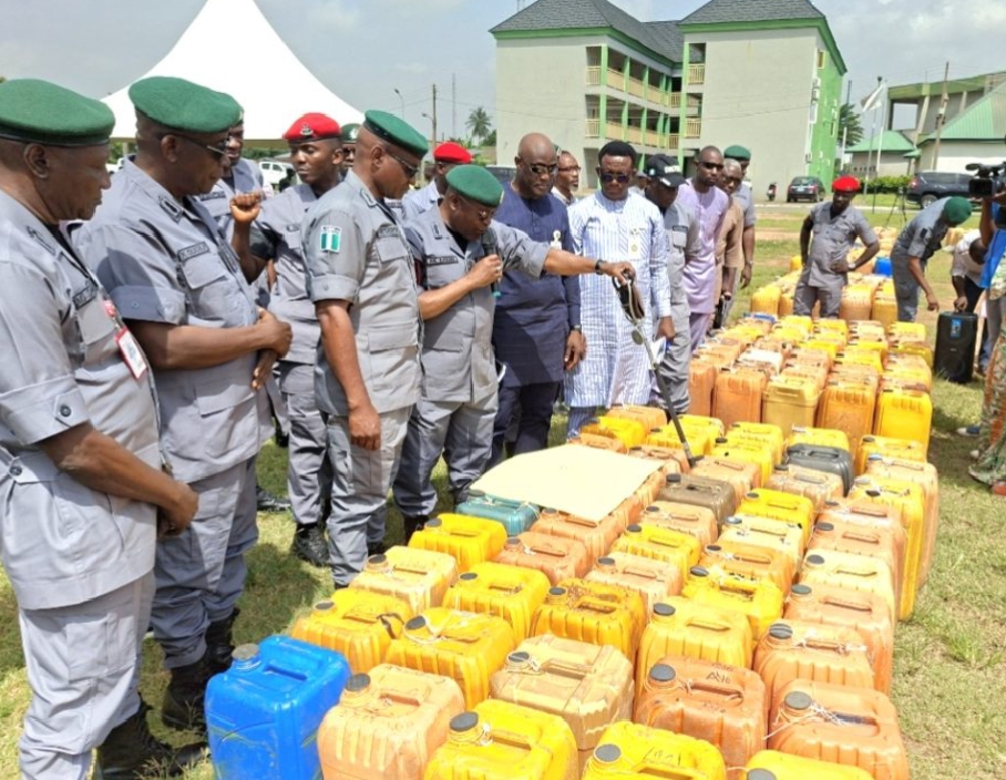 Customs Auctions 22,175 Litres Of Seized Petrol