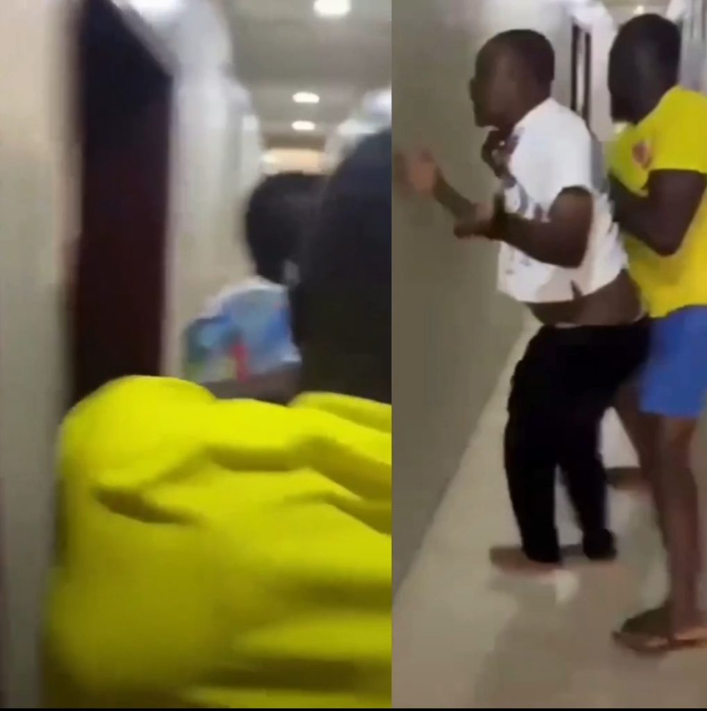 Drama As Husband Confronts Best Friend At Lagos Hotel Over Alleged Advances Toward Wife