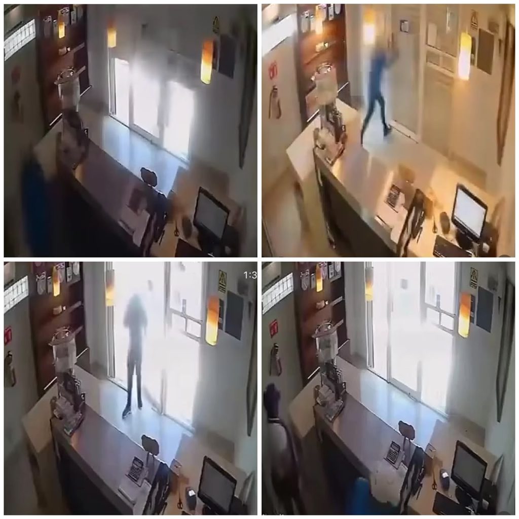 Drama Brave Salesgirl Locks Armed Robber Inside Store After Outsmarting Him [VIDEO]