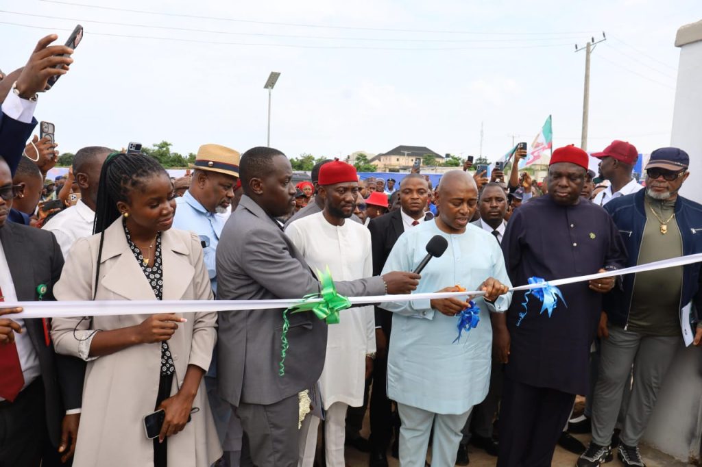 “Governor Mbah Hails Chibuikem Emmanuel as Youth Entrepreneurship Reference Point, Commends Powell Homes’ Housing Investment”