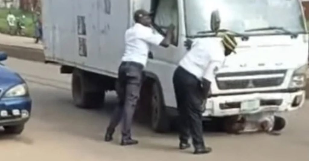BREAKING: Tragedy As Truck Crushes VIO Officer To Death In Akure