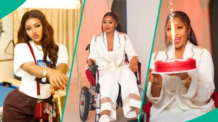 Regina Daniels Celebrates 25th Birthday In Wheelchair, Reveals Health Challenges